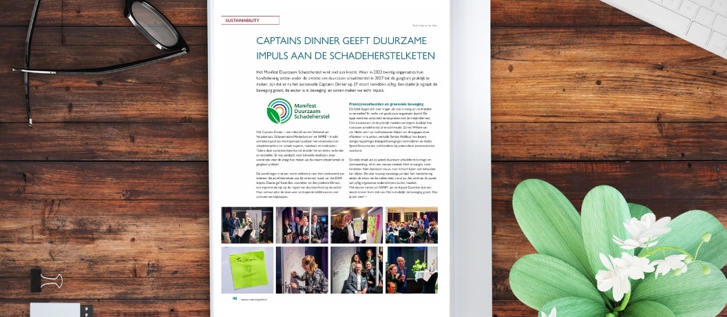 Leestip Manifest Duurzaam Schadeherstel wint snel aan kracht - NIVRE