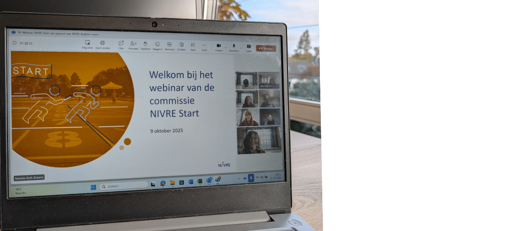 Terugblik op het NIVRE START-webinar een uur vol inspiratie en interactie