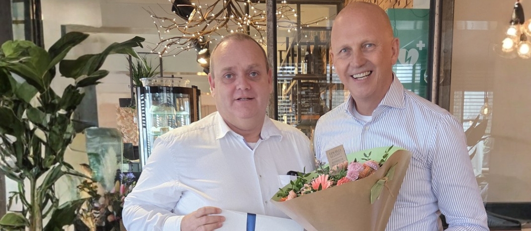 Bedanklunch voor René van Dijk en Kees den Ouden