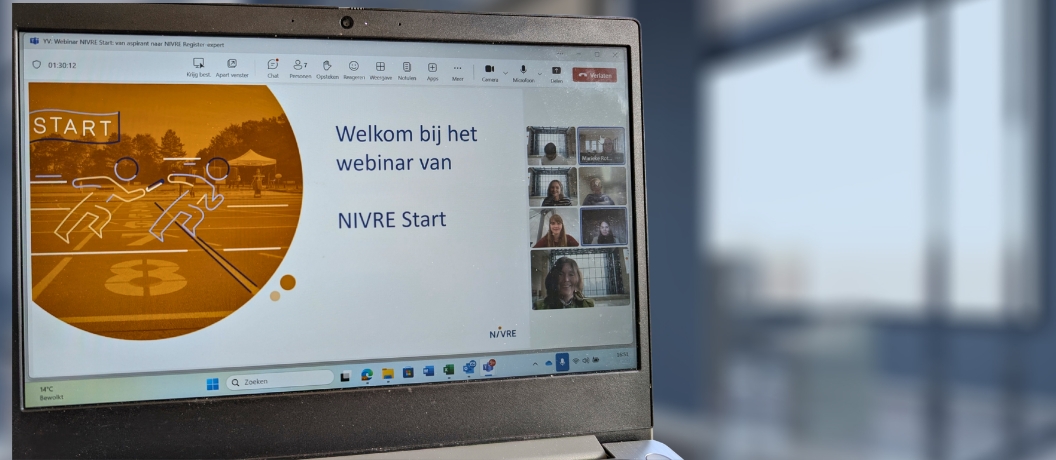 Interactief en informatief webinar NIVRE-Start smaakt naar meer