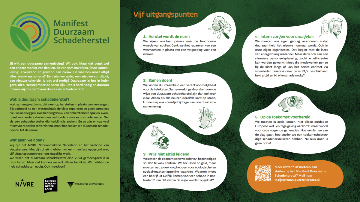 Manifest Duurzaam Schadeherstel