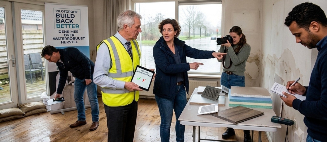 Oproep aan schade-experts denk mee in de pilotgroep Build Back Better